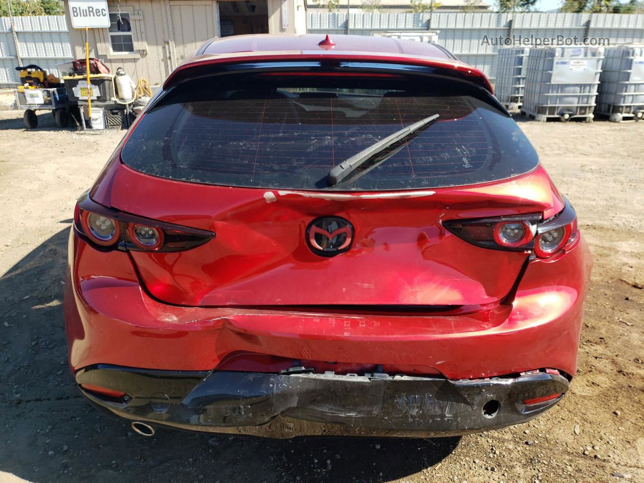 2021 Mazda 3 Premium Красный vin: JM1BPAML2M1304588