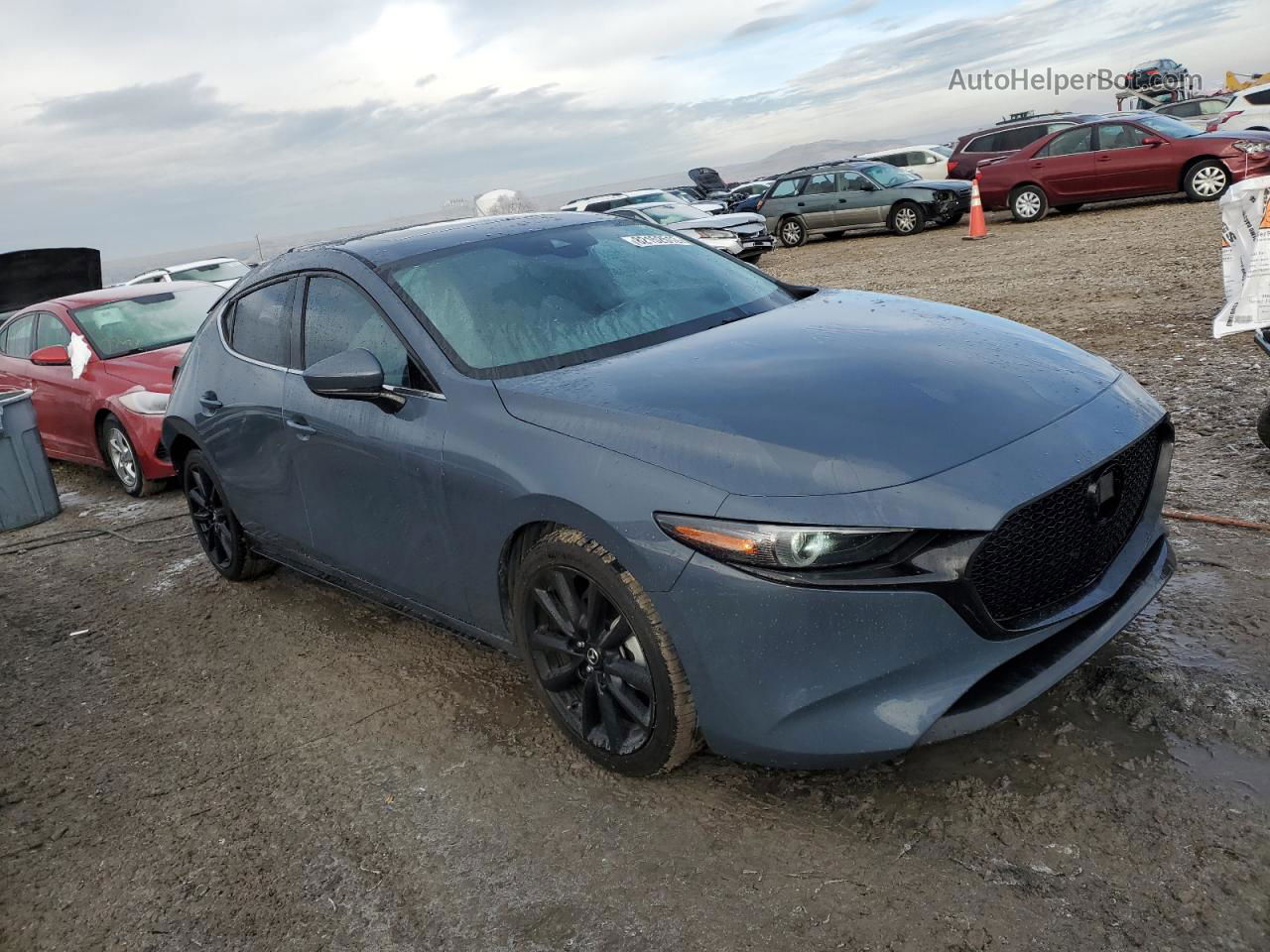 2021 Mazda 3 Premium Gray vin: JM1BPAML3M1339995