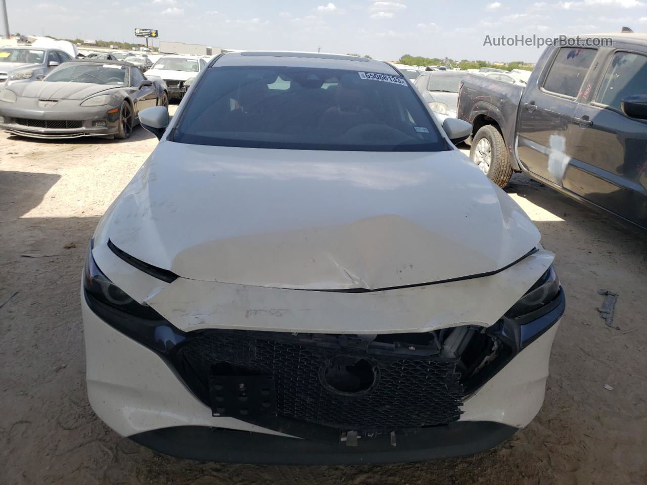 2021 Mazda 3 Premium Белый vin: JM1BPAML5M1344681