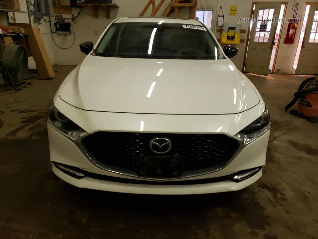 2021 Mazda 3  White vin: JM1BPBAY7M1312742