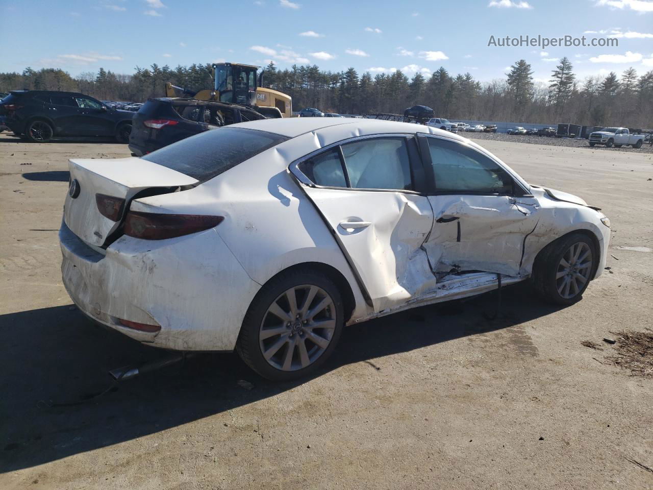 2021 Mazda 3 Select Белый vin: JM1BPBBL6M1341765