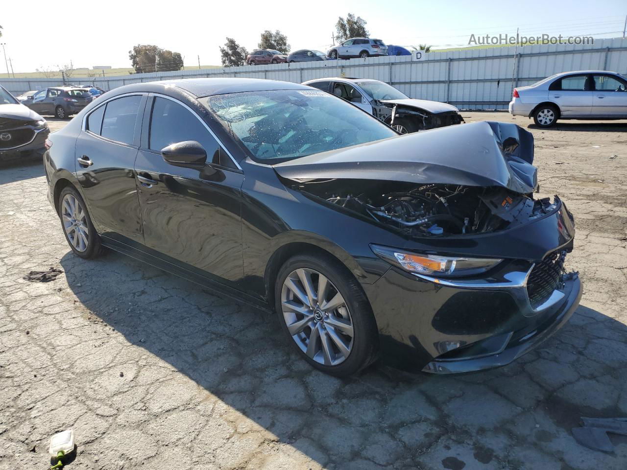 2021 Mazda 3 Preferred Black vin: JM1BPBCL0M1346023