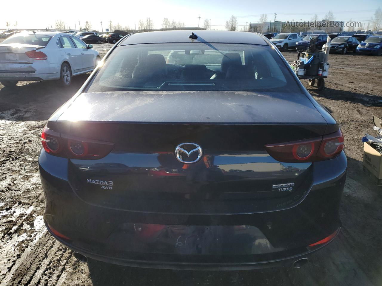 2021 Mazda 3 Premium Синий vin: JM1BPBDY7M1342268