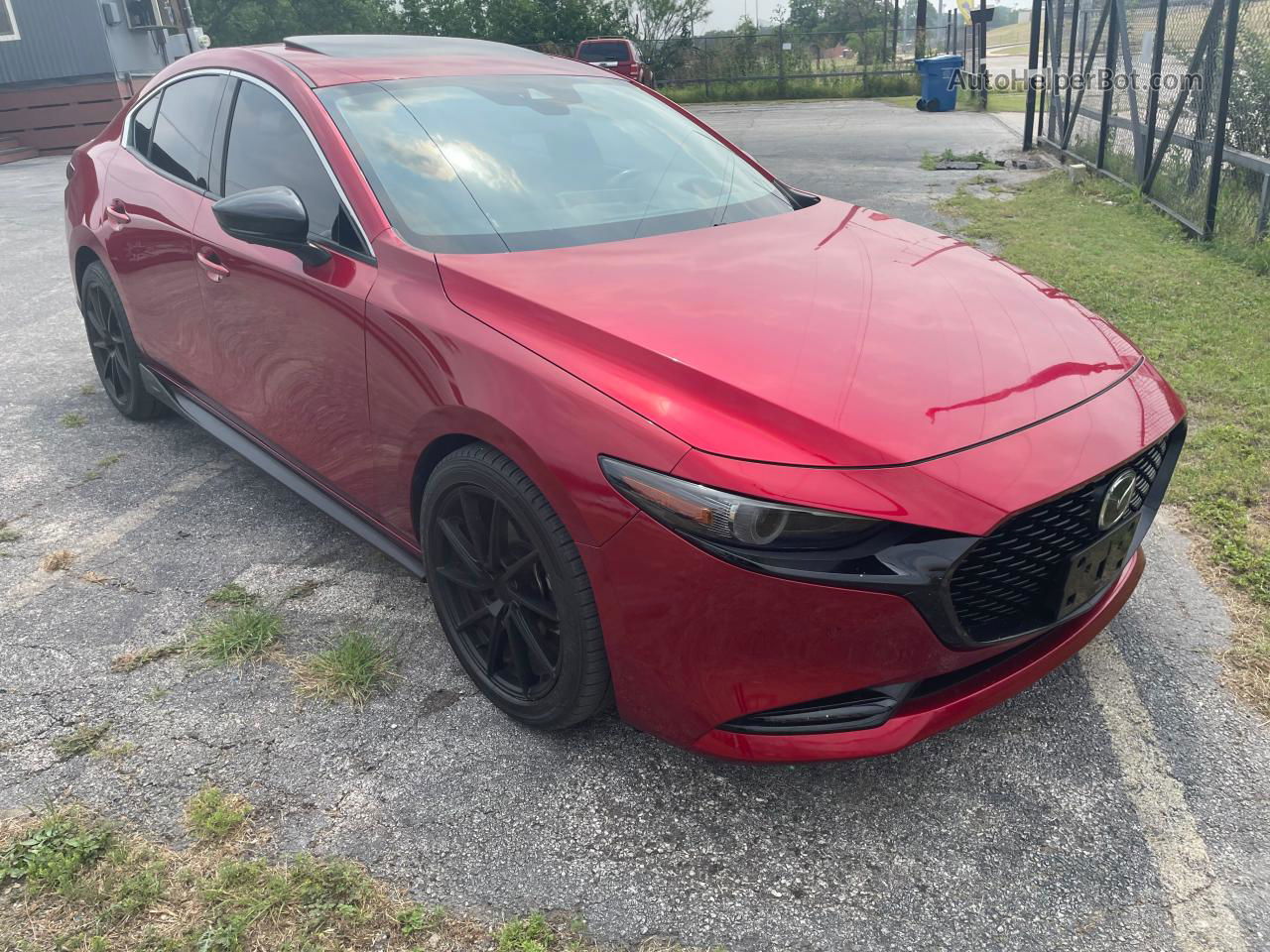 2021 Mazda 3 Premium Plus Red vin: JM1BPBEY5M1322017