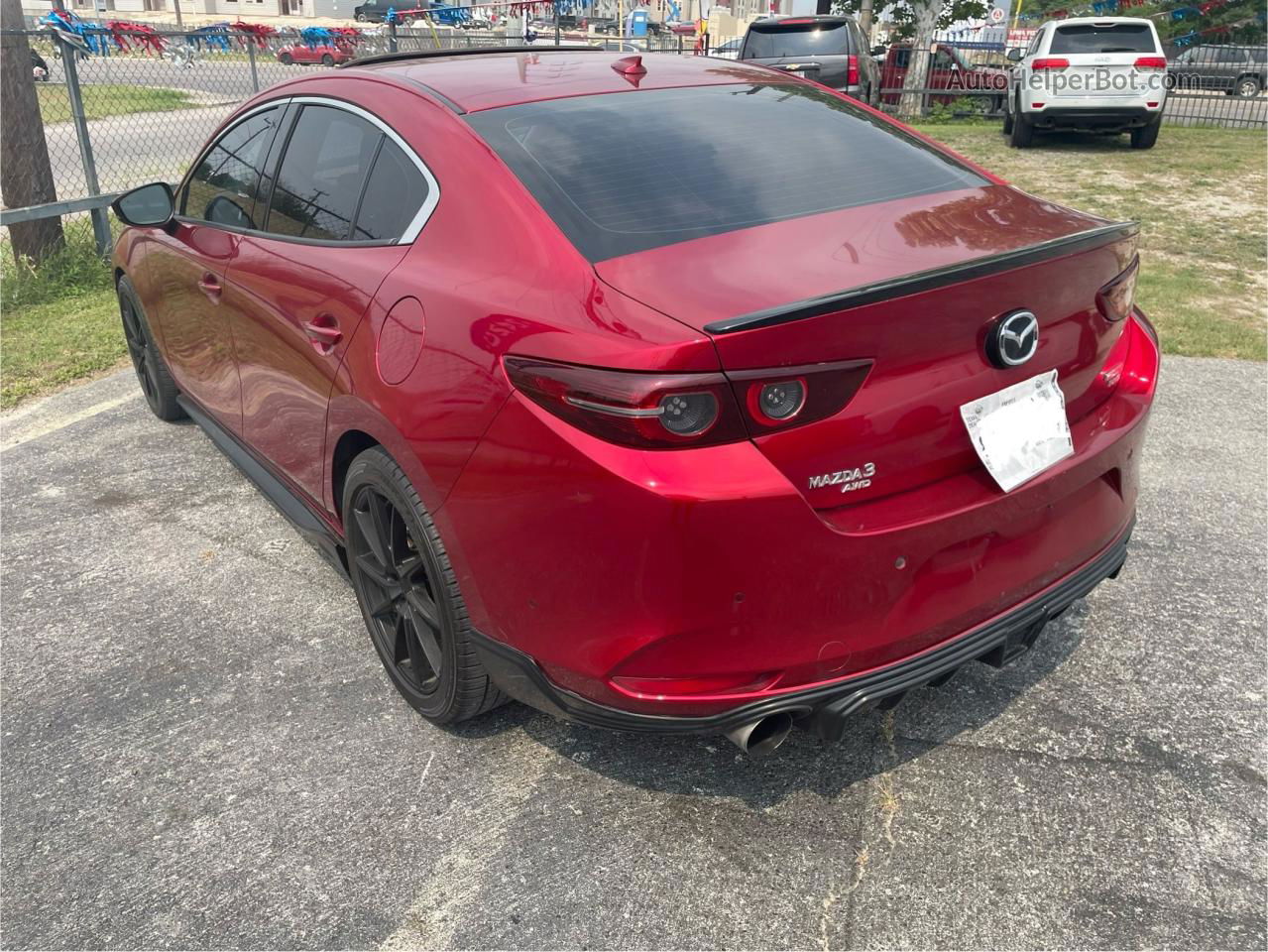 2021 Mazda 3 Premium Plus Red vin: JM1BPBEY5M1322017