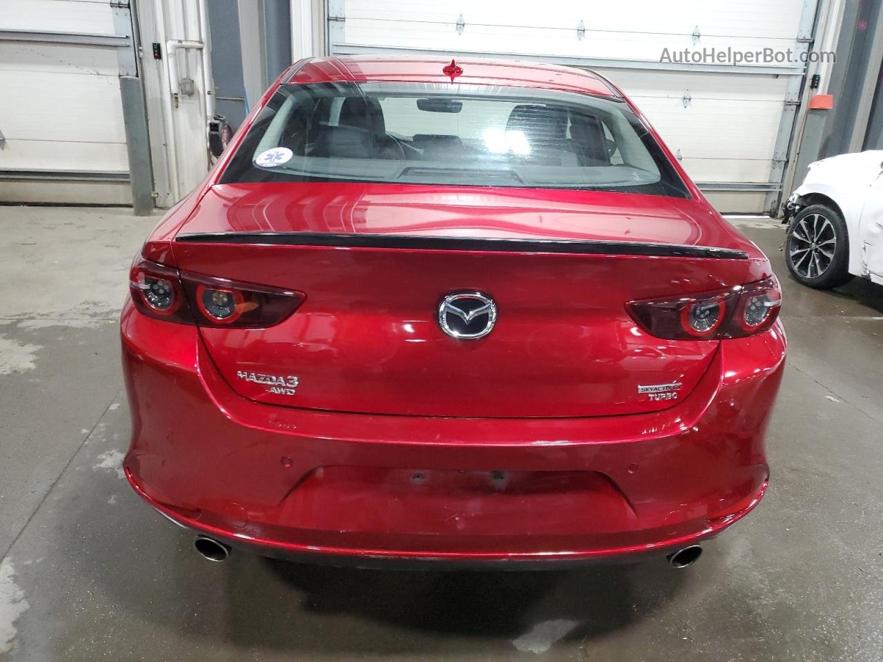 2021 Mazda 3 Premium Plus Red vin: JM1BPBEY8M1309553