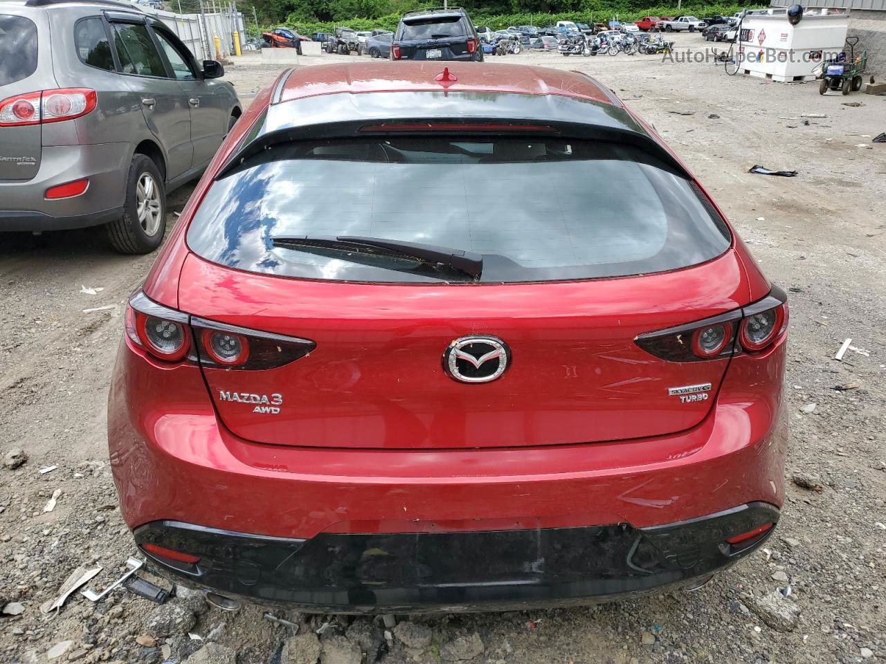 2021 Mazda 3  Красный vin: JM1BPBJY3M1311944