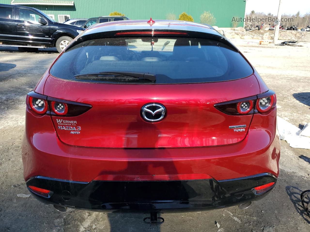 2021 Mazda 3  Red vin: JM1BPBJY6M1324915