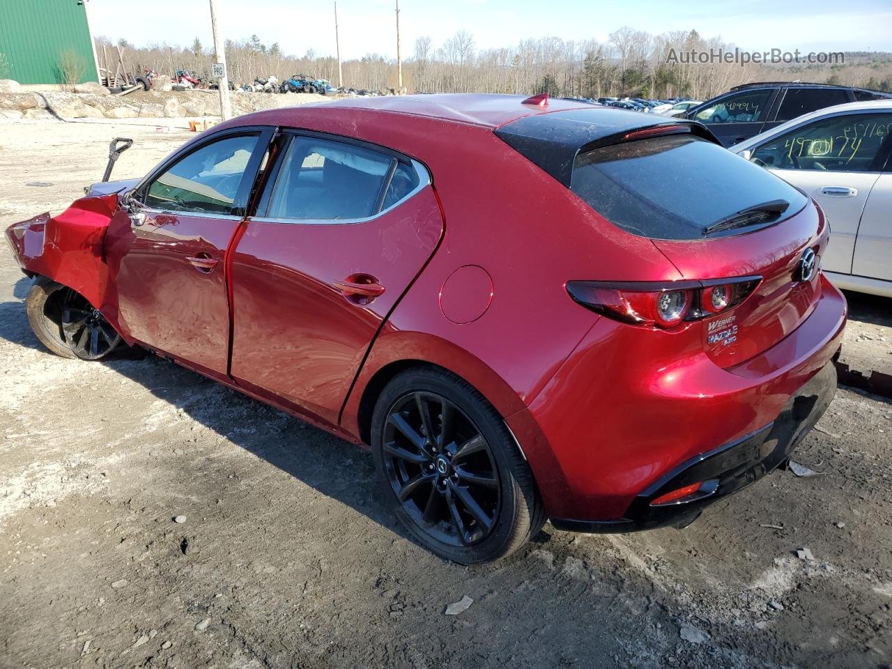 2021 Mazda 3  Red vin: JM1BPBJY6M1324915