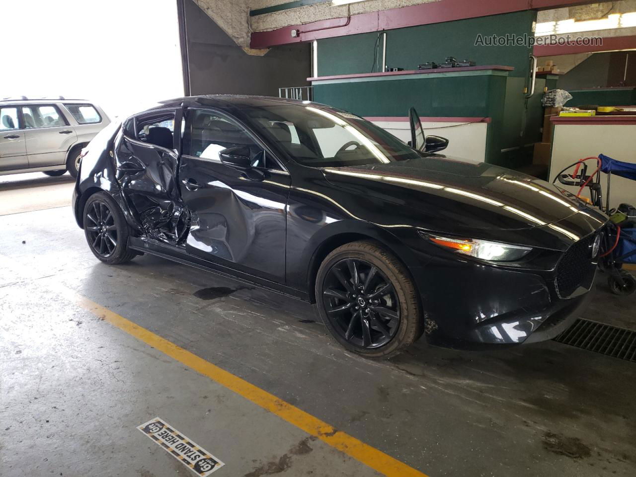 2021 Mazda 3  Black vin: JM1BPBJY8M1321689