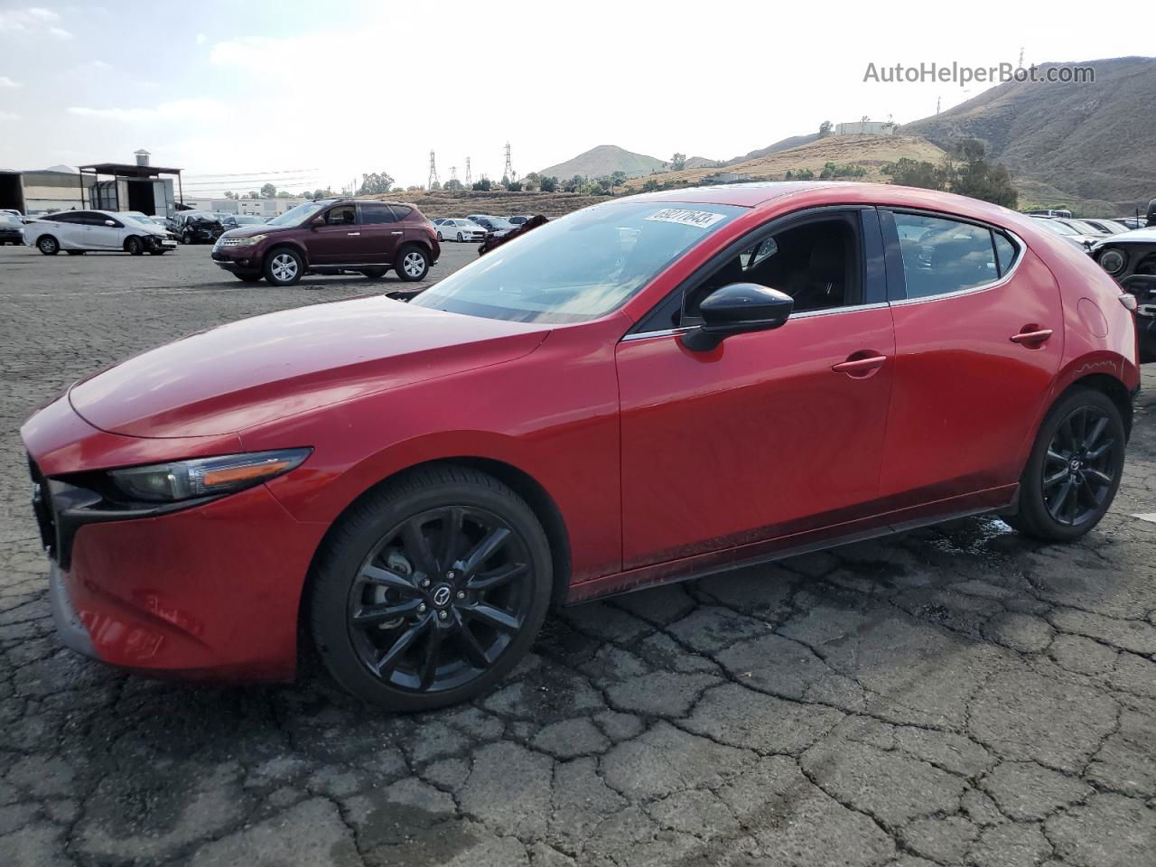 2021 Mazda 3  Red vin: JM1BPBJY9M1335116