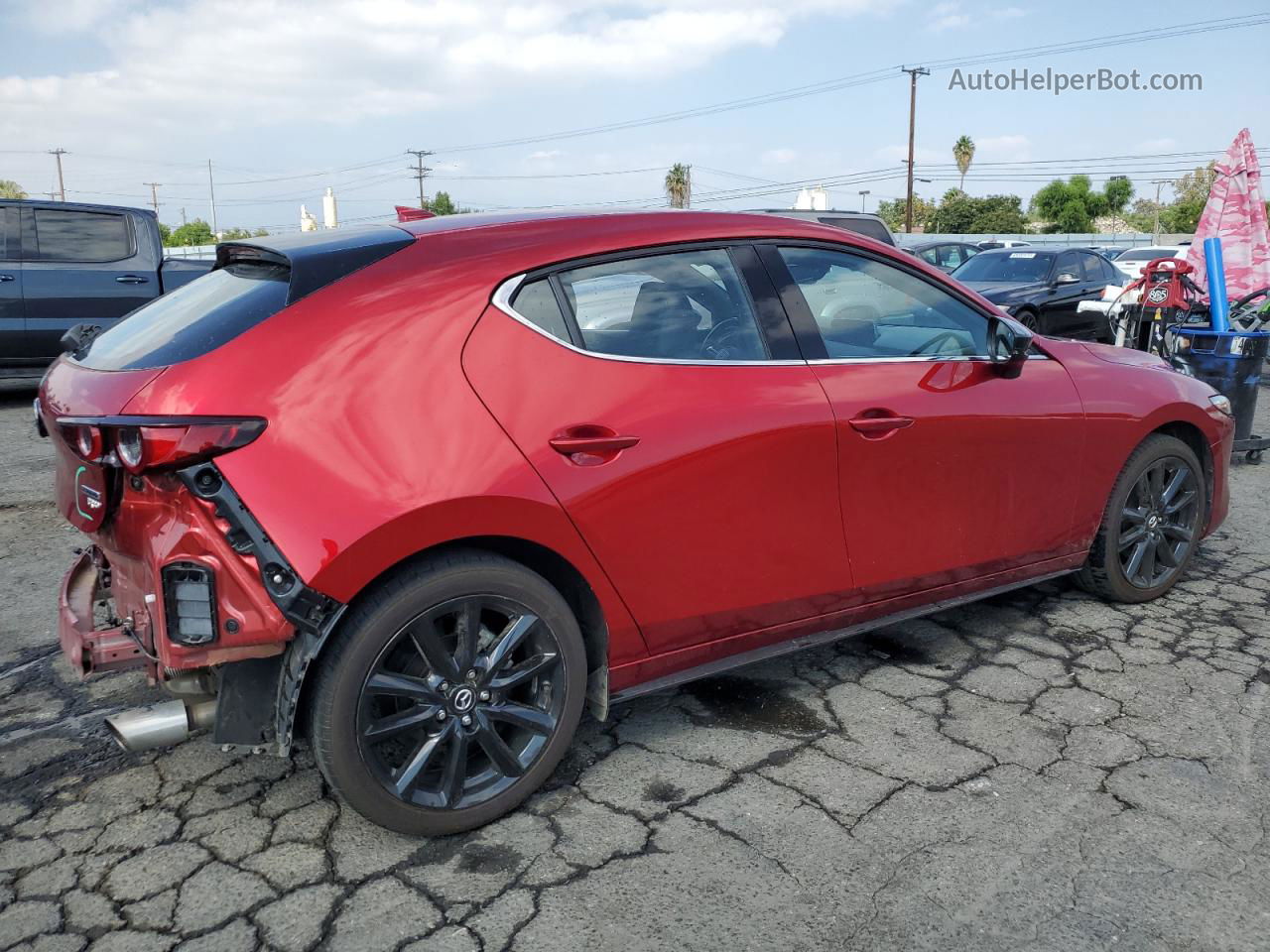 2021 Mazda 3  Red vin: JM1BPBJY9M1335116