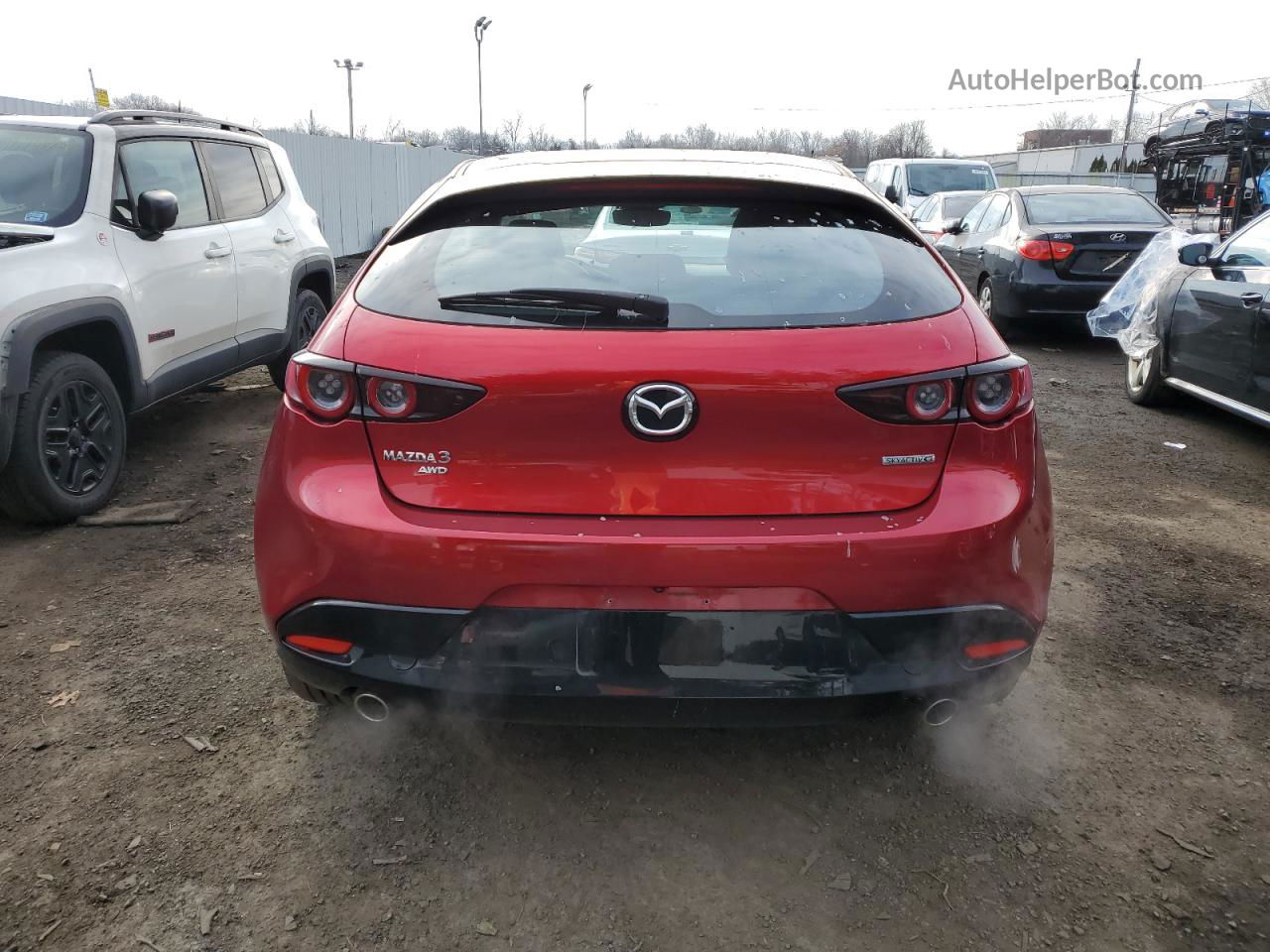 2021 Mazda 3 Select Red vin: JM1BPBKL3M1345045