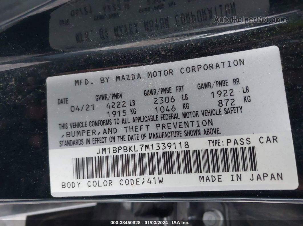2021 Mazda Mazda3 Select Gray vin: JM1BPBKL7M1339118