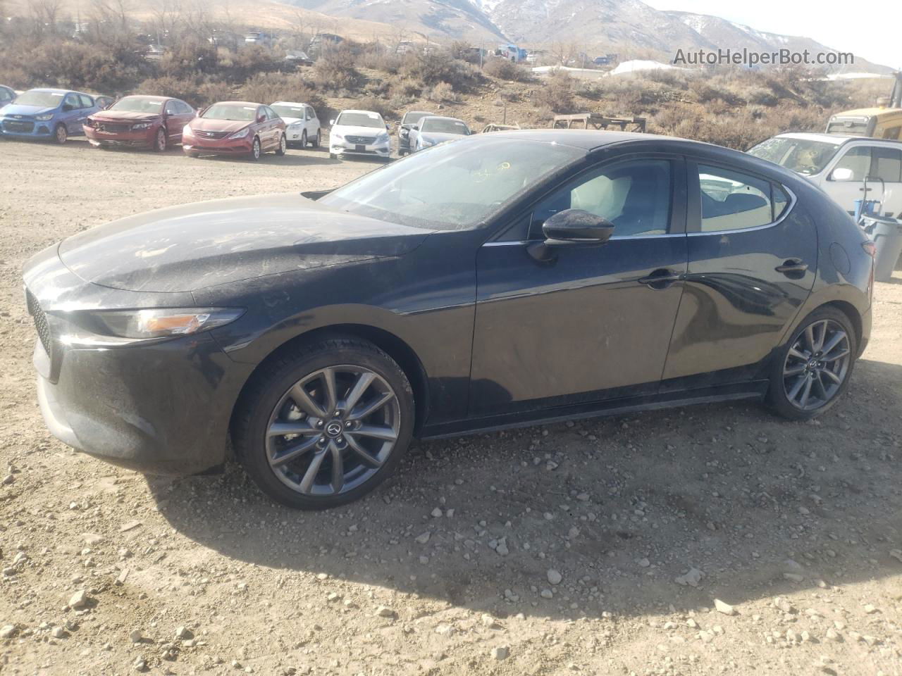 2021 Mazda 3 Preferred Черный vin: JM1BPBLL4M1327944