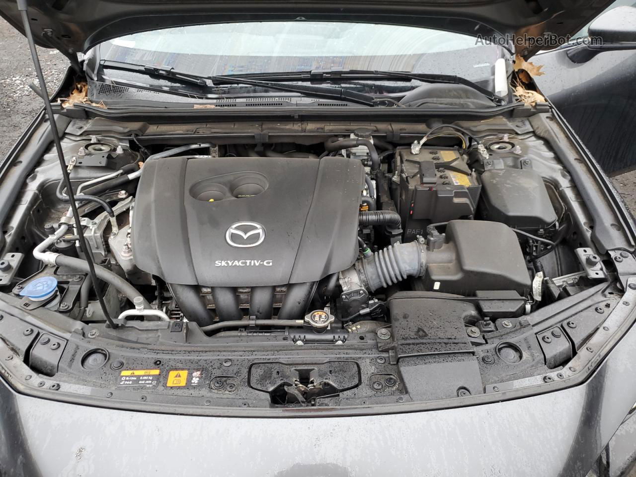 2021 Mazda 3 Preferred Серый vin: JM1BPBLL9M1335134