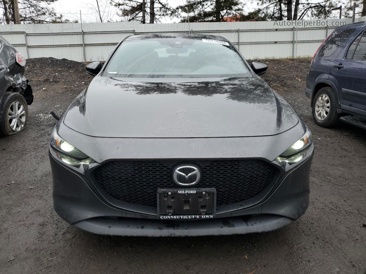 2021 Mazda 3 Preferred Серый vin: JM1BPBLL9M1335134