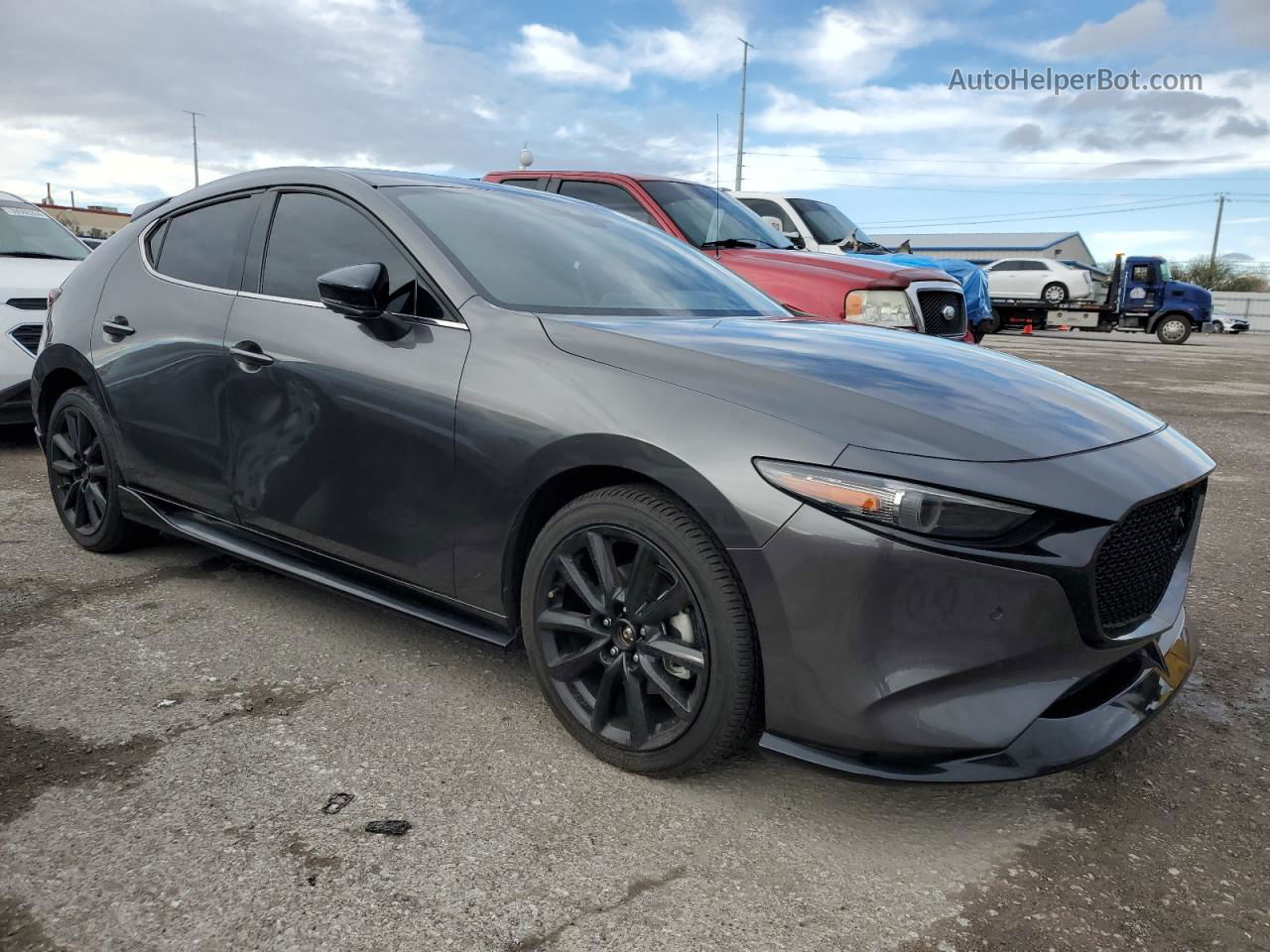 2021 Mazda 3 Premium Plus Угольный vin: JM1BPBNY3M1319942