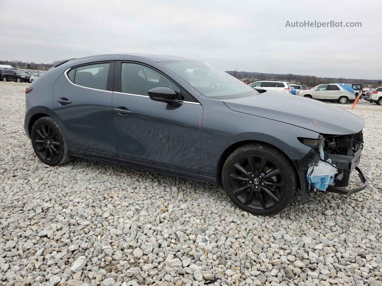 2021 Mazda 3 Premium Plus Серый vin: JM1BPBNY4M1312191