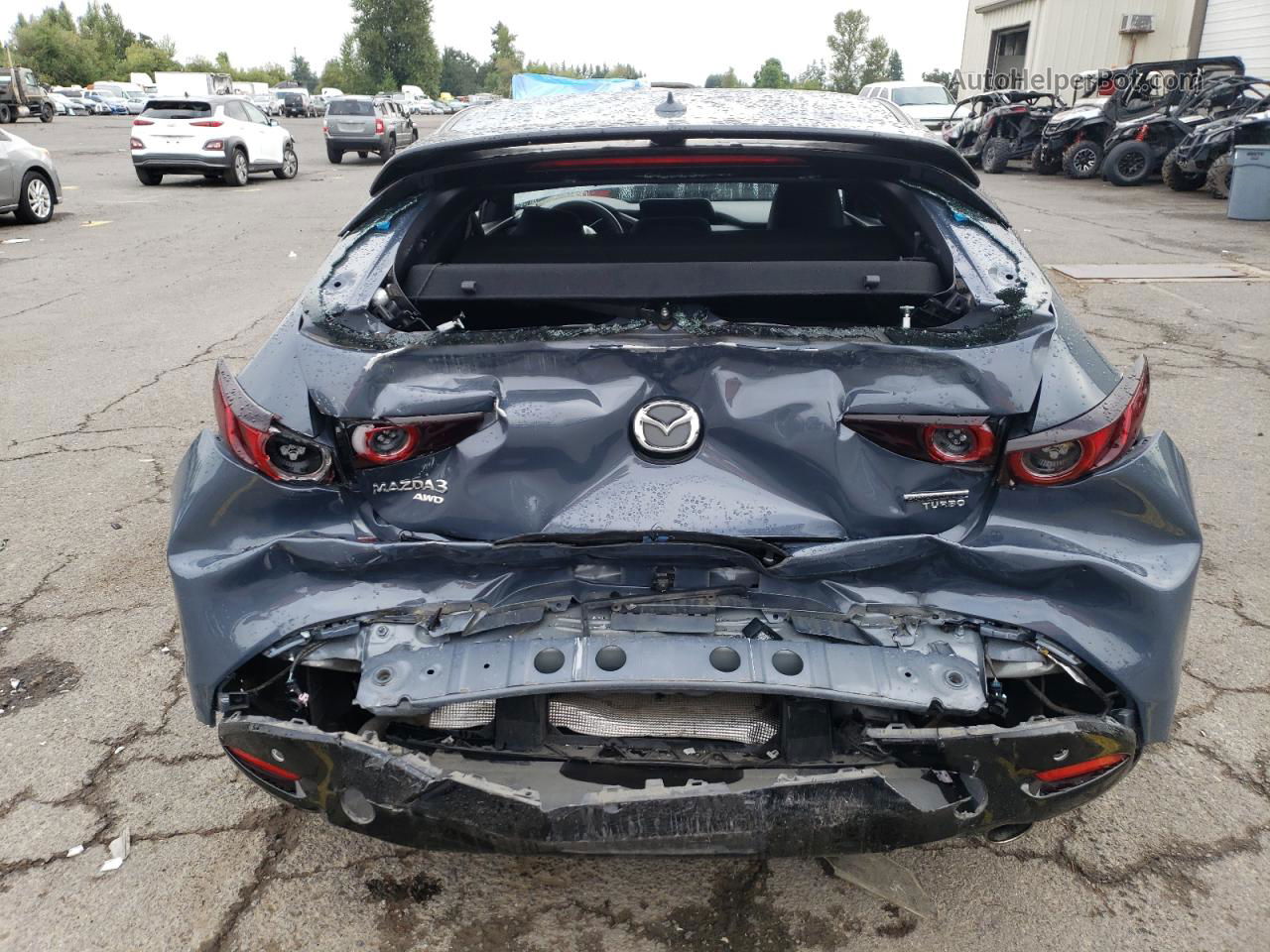 2021 Mazda 3 Premium Plus Синий vin: JM1BPBNY8M1327020