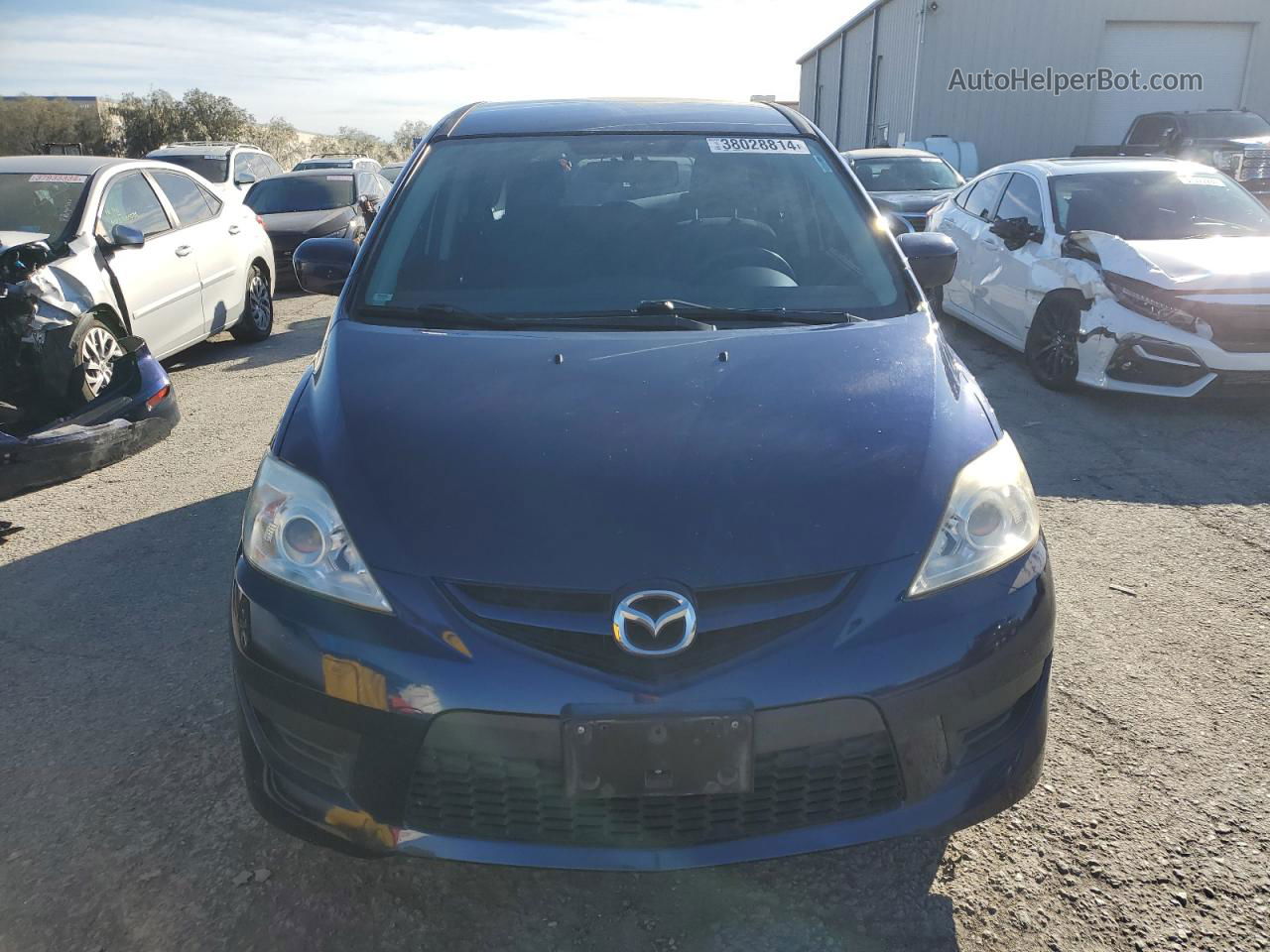 2010 Mazda 5  Blue vin: JM1CR2W30A0381253