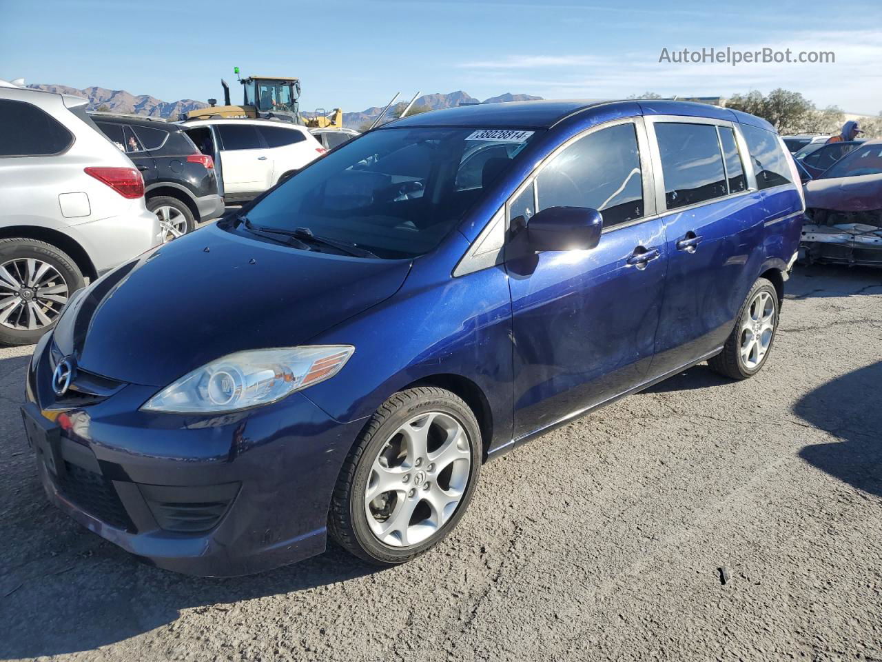 2010 Mazda 5  Blue vin: JM1CR2W30A0381253