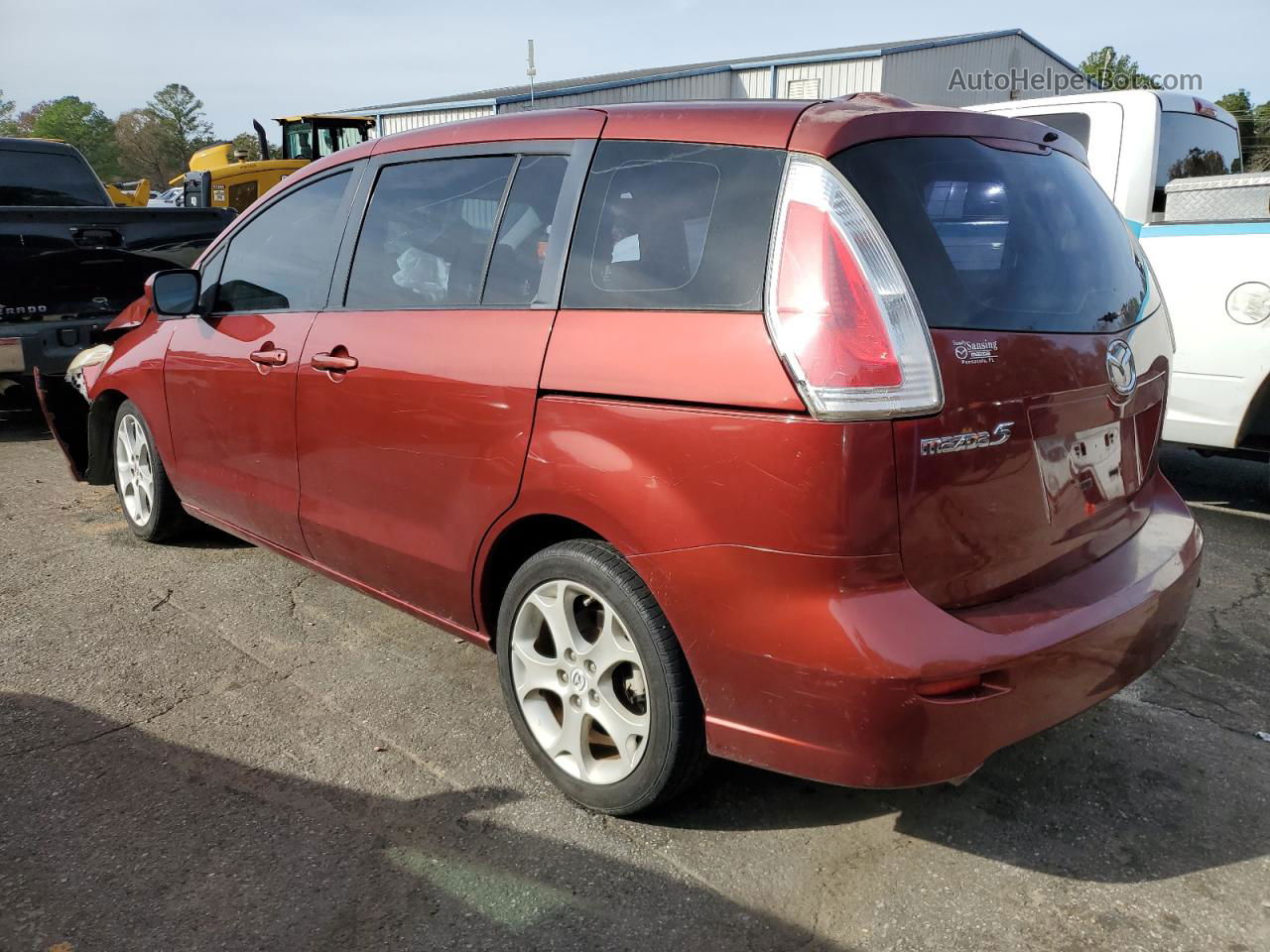 2010 Mazda 5  Red vin: JM1CR2W30A0384380