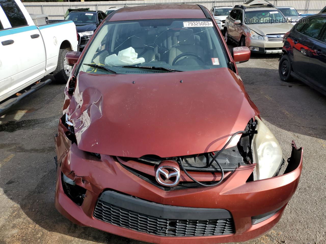 2010 Mazda 5  Red vin: JM1CR2W30A0384380