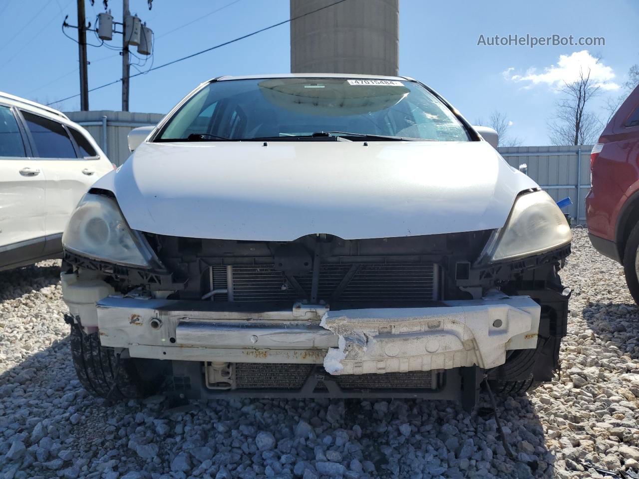 2010 Mazda 5  White vin: JM1CR2W30A0386596