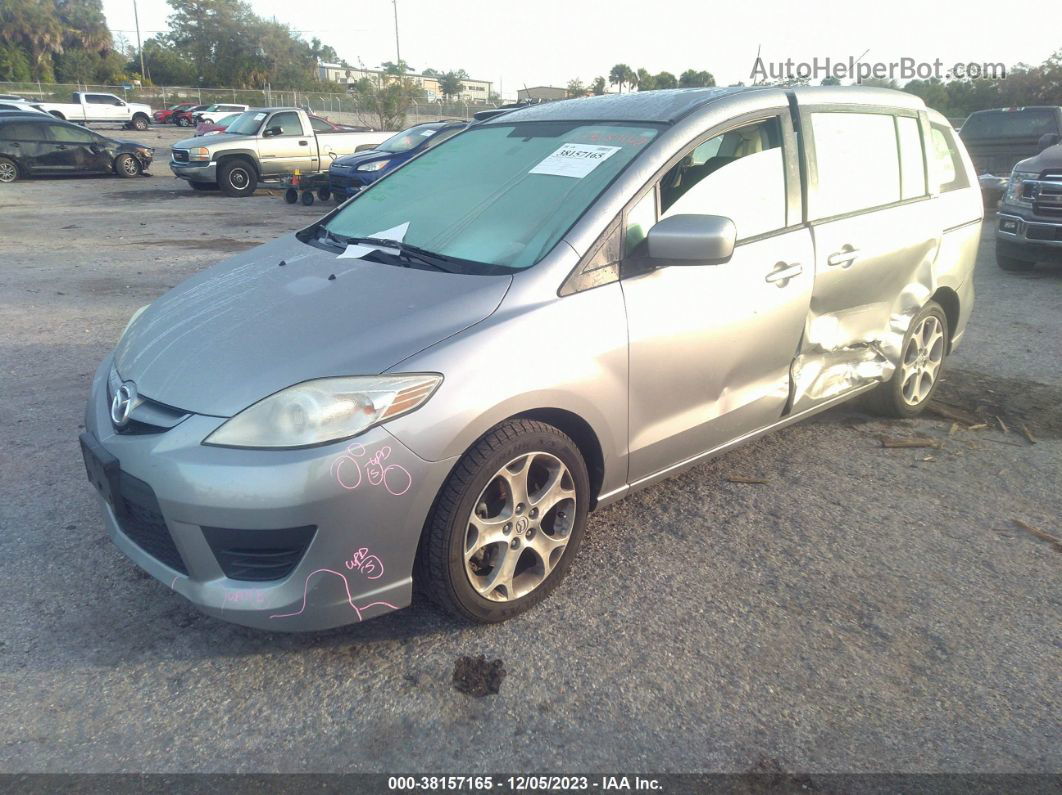 2010 Mazda Mazda5 Sport Silver vin: JM1CR2W32A0386566