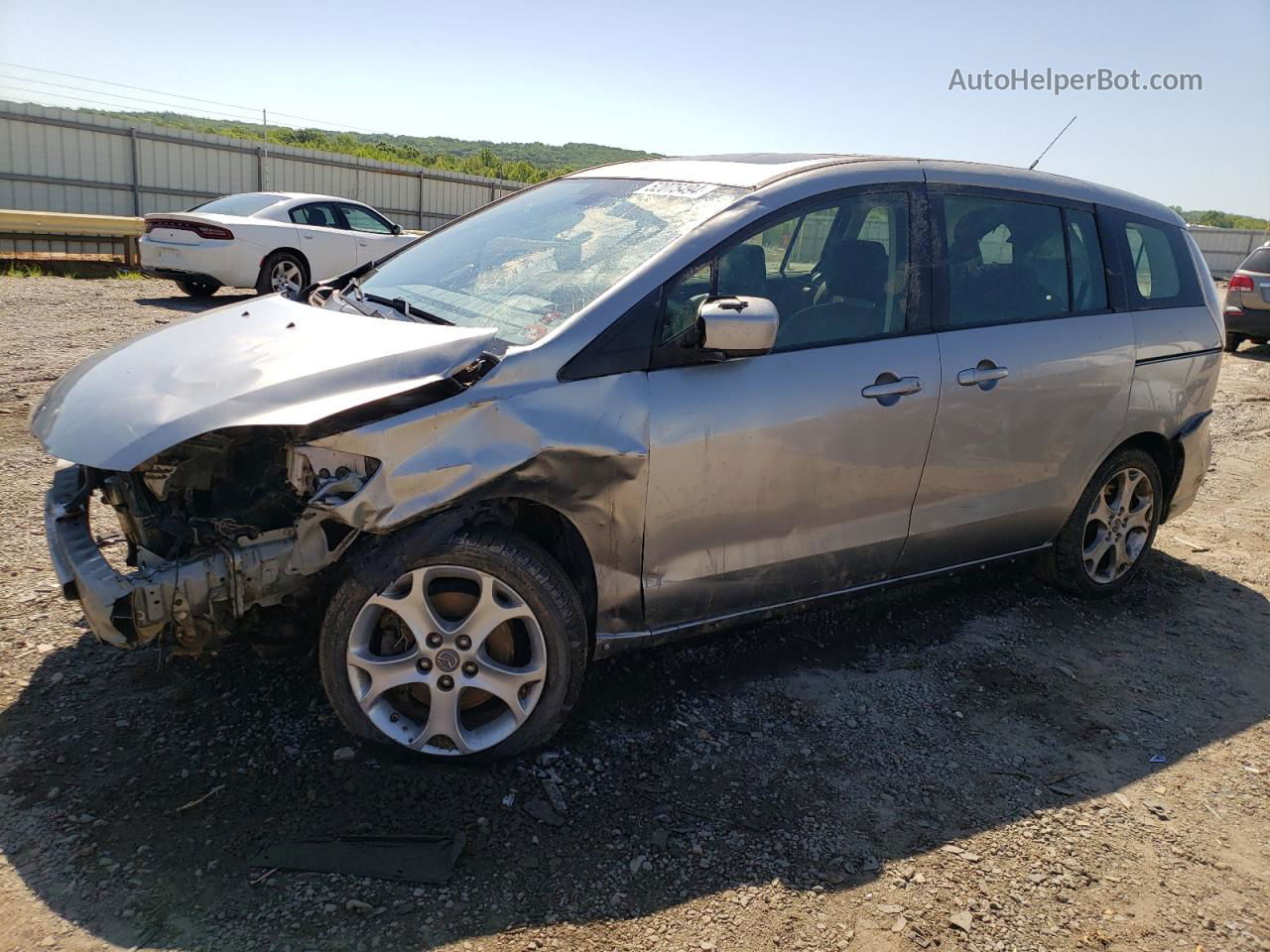 2010 Mazda 5  Silver vin: JM1CR2W33A0386785