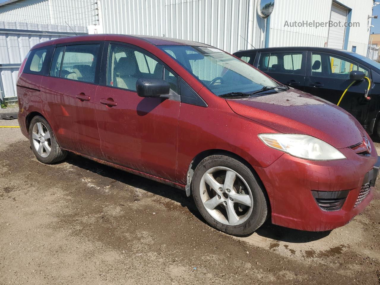 2010 Mazda 5  Красный vin: JM1CR2W34A0359868