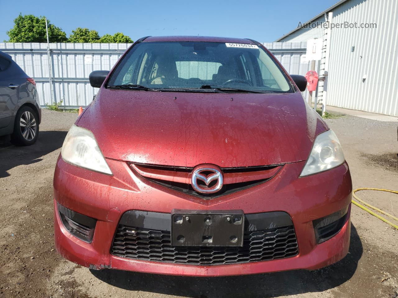 2010 Mazda 5  Красный vin: JM1CR2W34A0359868