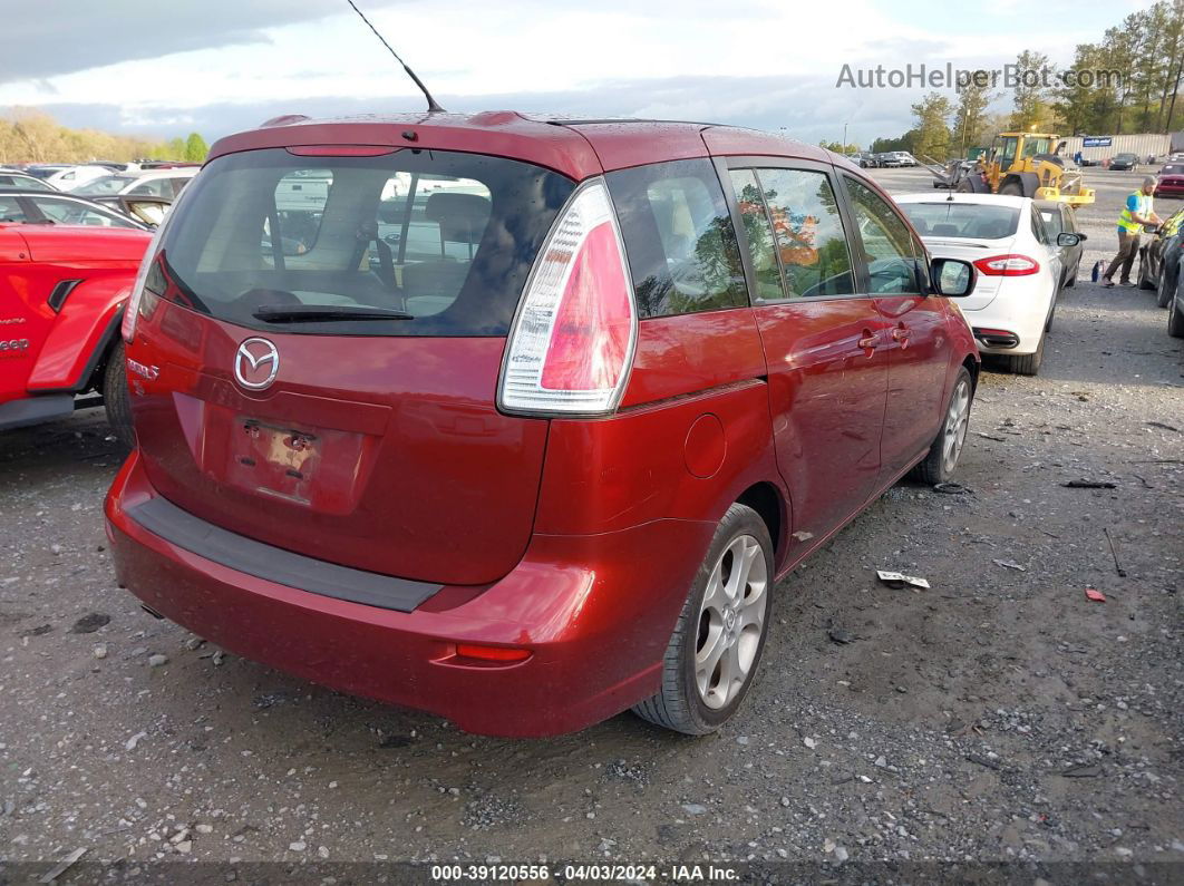 2010 Mazda Mazda5 Sport Maroon vin: JM1CR2W34A0360115