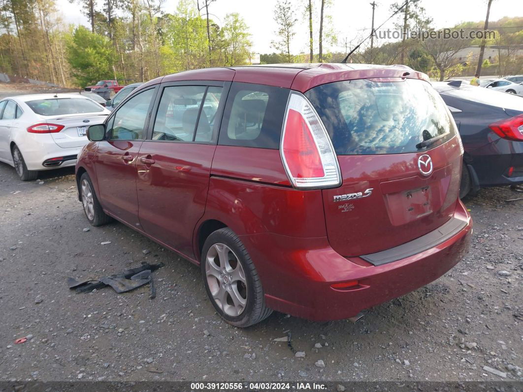 2010 Mazda Mazda5 Sport Maroon vin: JM1CR2W34A0360115