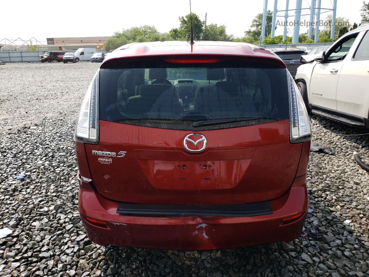 2010 Mazda 5  Burgundy vin: JM1CR2W34A0366951