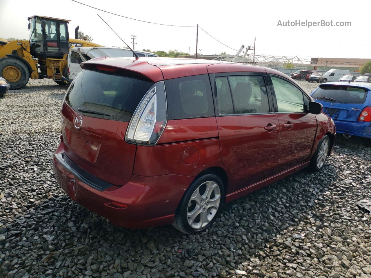 2010 Mazda 5  Burgundy vin: JM1CR2W34A0366951