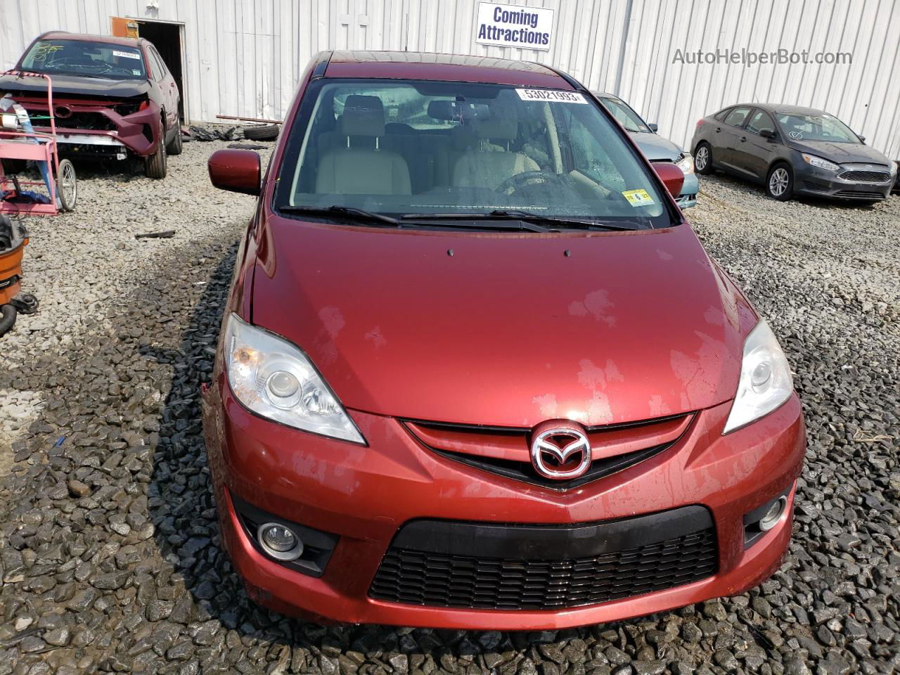 2010 Mazda 5  Burgundy vin: JM1CR2W34A0366951