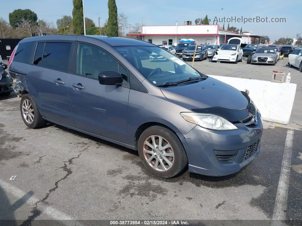 2010 Mazda Mazda5 Grand Touring/sport/touring Gray vin: JM1CR2W34A0370935