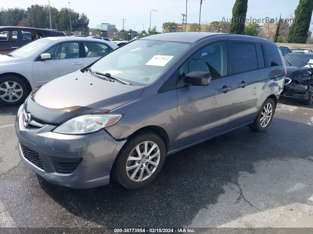 2010 Mazda Mazda5 Grand Touring/sport/touring Gray vin: JM1CR2W34A0370935