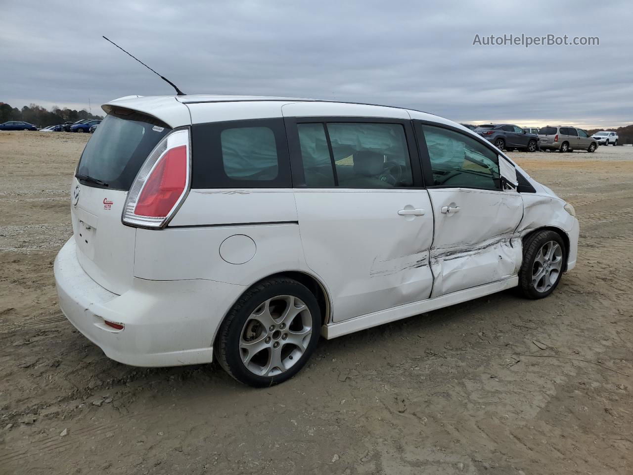 2010 Mazda 5  White vin: JM1CR2W34A0382101