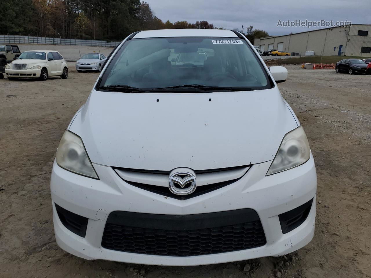 2010 Mazda 5  White vin: JM1CR2W34A0382101