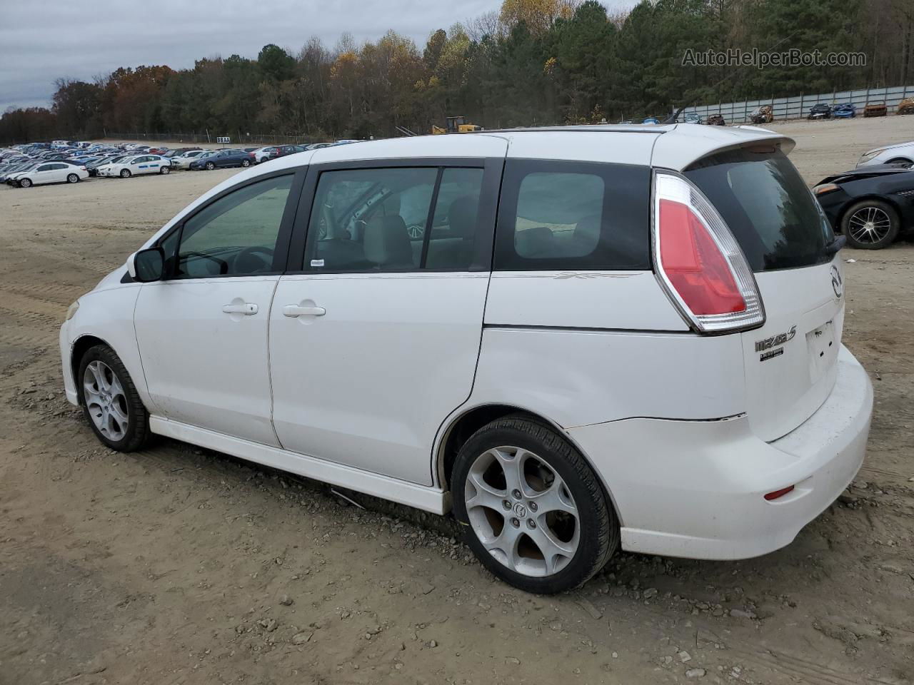 2010 Mazda 5  White vin: JM1CR2W34A0382101