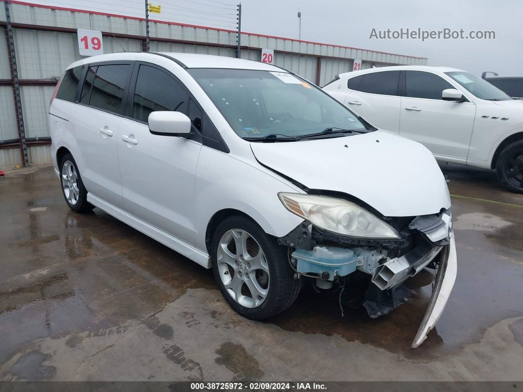 2010 Mazda Mazda5 Sport White vin: JM1CR2W34A0385130