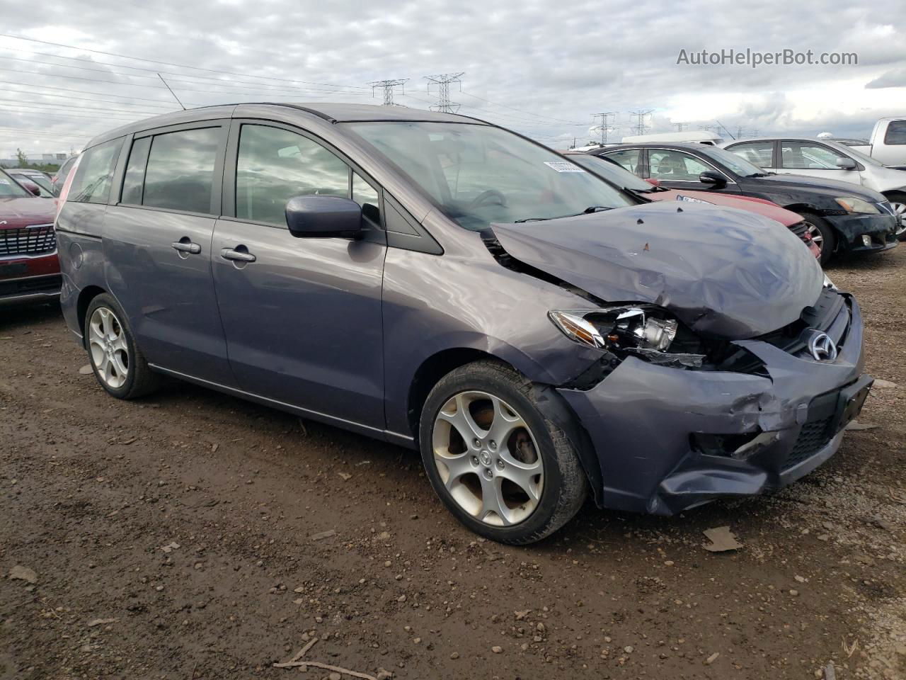 2010 Mazda 5  Синий vin: JM1CR2W34A0388710