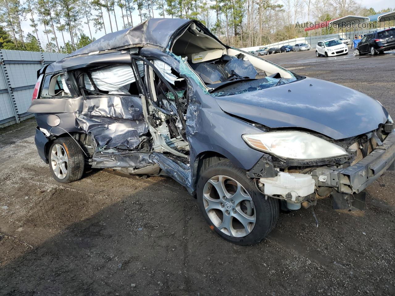 2010 Mazda 5  Gray vin: JM1CR2W35A0368661