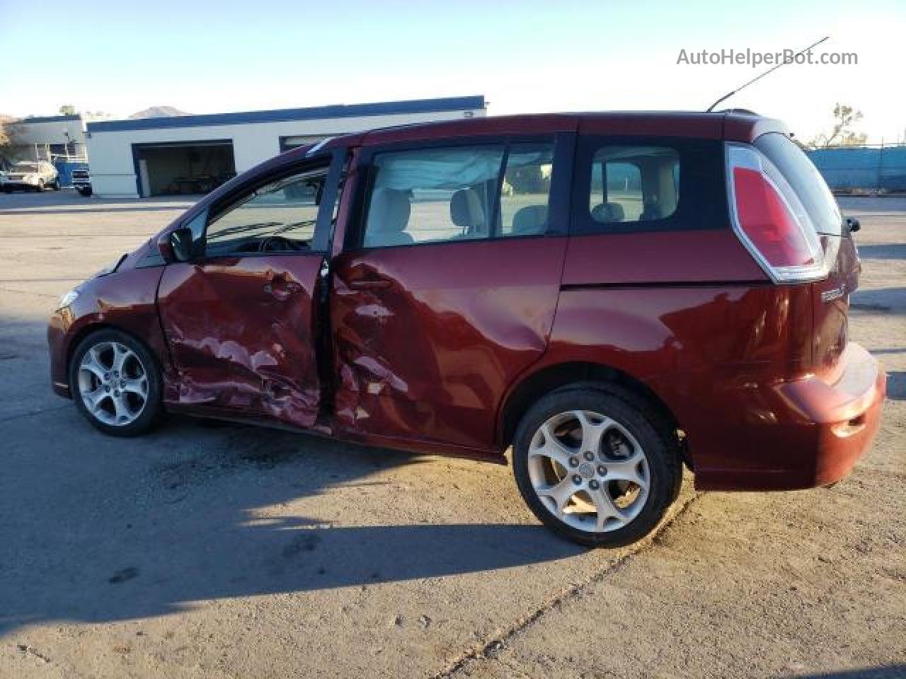 2010 Mazda 5  Maroon vin: JM1CR2W35A0382270