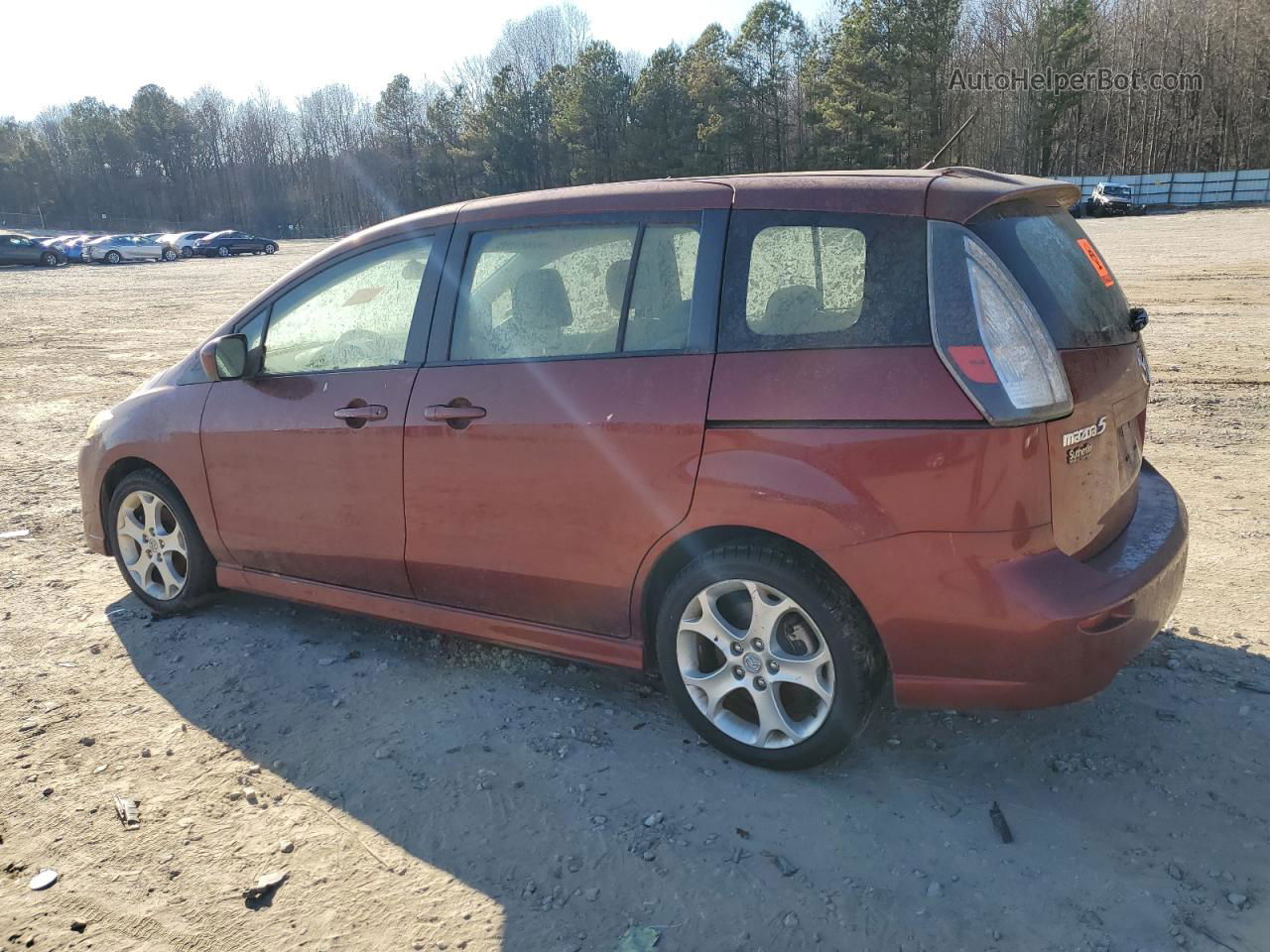 2010 Mazda 5  Red vin: JM1CR2W35A0384388