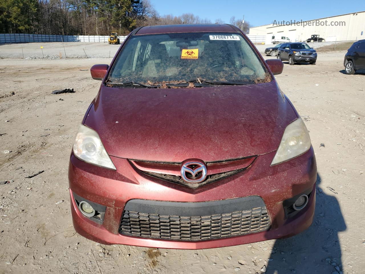 2010 Mazda 5  Red vin: JM1CR2W35A0384388