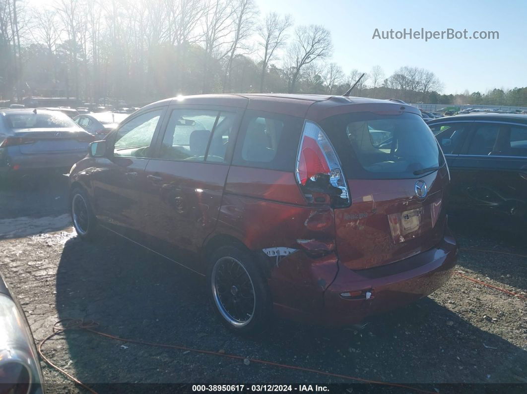 2010 Mazda Mazda5 Sport Maroon vin: JM1CR2W35A0385475